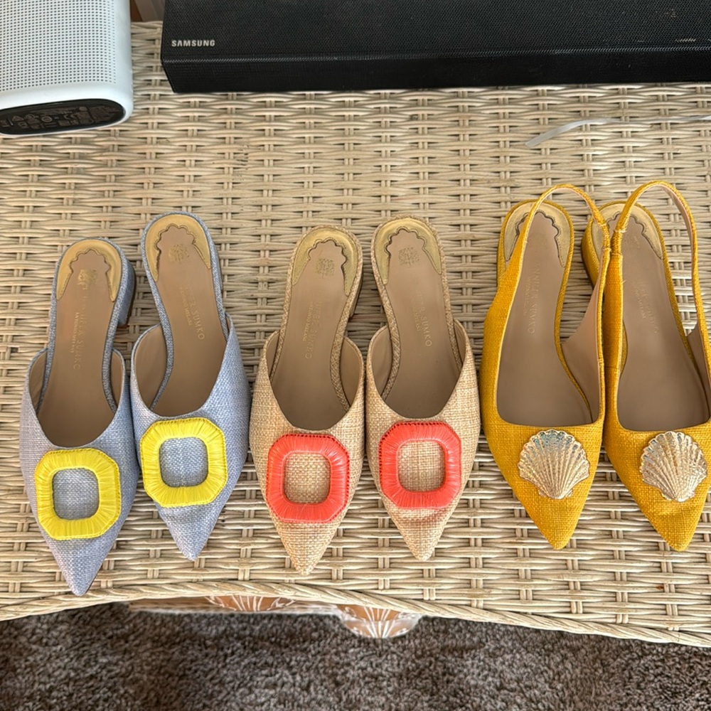 Antonio Melani Flats 2 size 7 and one 7.5 gently used